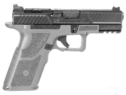 Zev Technologies OZ9c Combat Pistol 9mm Luger 10rd Magazines 4" Barrel Compact Slide Gray X Grip