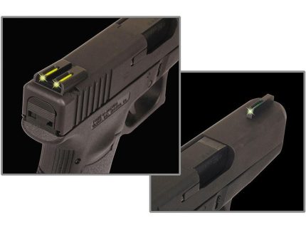 Truglo Brite Site TFO for Glock Slimline Models 42/43/43x/48 Set Sights Green Front / Yellow Rear