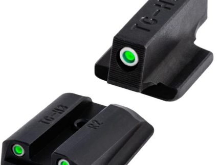 Truglo Tritium Pro Night Sights Fit Ruger LC9 LC9s LC380 - White Outline Front/Rear Green