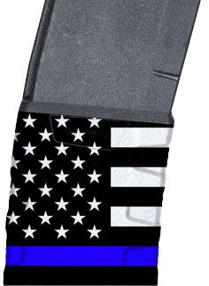 MFT EXD MAGAZINE AR15 5.56X45 - 30RD BLUE LINE FLAG
