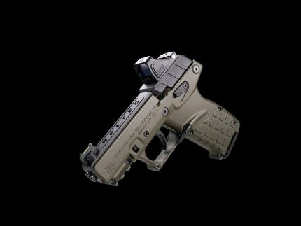 Kel-Tec P17 Pistol - OD Green | .22 LR | 3.8" Threaded Barrel | 16rd | Green Dot & Holster