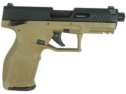 Taurus 2TX22 Handgun .22 LR 16(1)&22(1)rd Magazines 4.6" Threaded Barrel Black Slide/FDE Frame