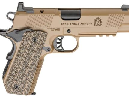 SPRINGFIELD ARMORY TRP AOS 1911 FDE 4.25" 45ACP W/ CARRY CUT & RAIL 2-8RD