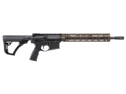 Daniel Defense DD4 M4A1 RIII Rifle 5.56mm 10rd Magazine 14.5" Pinned and Welded Barrel Black w/12.5" FDE MLOK Handguard CA Compliant