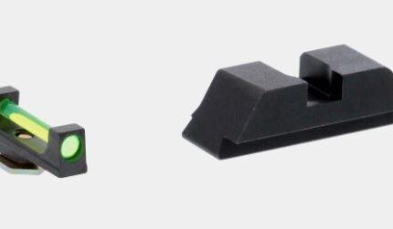 Ameriglo Green Fiber .115 FRONT Black REAR for Glock 42-43-43X-48