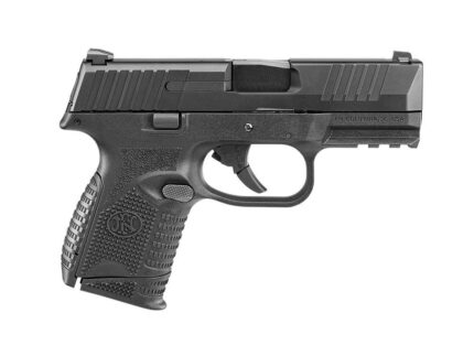 FN 509 Compact Handgun 9mm Luger 12rd & 15rd Magazines (2) 3.7" Barrel Black NMS