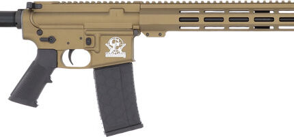 GLFA AR15 LEFT HAND RIFLE 223 - WYLDE 16" NIT BBL BRONZE