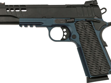 GLFA 1911 PISTOL 9MM 5" FS - BLACK SLIDE TITANIUM FRAME