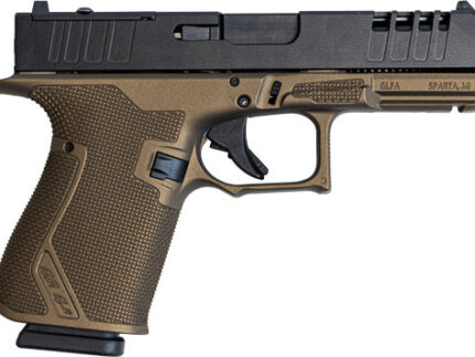 GLFA 19 STRIKER 9MM 4" 15 SHOT - BLACK SLIDE BRONZE FRAME