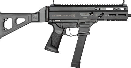 GRAND POWER STRIBOG SP9A3G 9MM - 8" BBL 30 RD MAG W/BRACE BLK