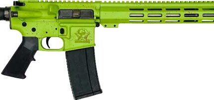 GLFA AR15 SPLATTER 223 WYLDE - 16" S/S BBL ZOMBIE GREEN