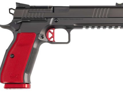 DAN WESSON DWX OPTIC READY 9MM PISTOL BLACK DLC/RED, 19RD