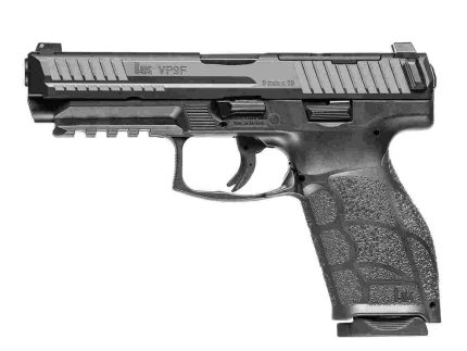 H&K VP9A1 F HGA 9MM 4.5IN BBL FS BLK 2/10RD MAGS OPTICS CUT