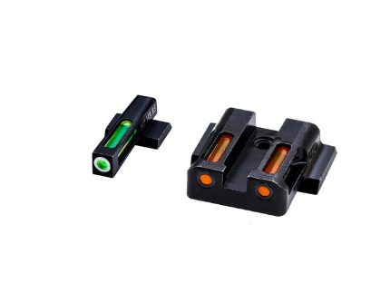 HIVIZ LiteWave H3 sight Orange/Green LitePipe/White front ring fits S&W Shield models