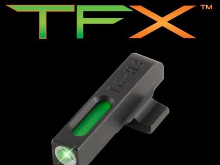 Truglo TFX Tritium/Fiber-Optic Day/Night Sights Beretta PX4 Storm Excluding Compact (Front Sight Only) - White Outline Front/Rear Green