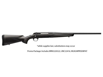 X-BOLT COMPOSITE STALKER RIFLE PROMOTION - BLACK, 6.5 CREEDMOOR, 22" BBL, 4/RD MAG