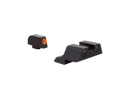 HD XR NIGHT SIGHTS - GLOCK STANDARD FRAMES, FRONT ORANGE OUTLINE/GREEN TRITIUM, REAR BLACK OUTLINE/GREEN TRITIUM