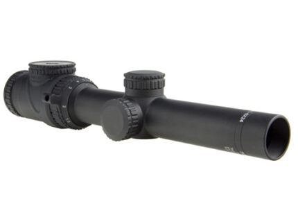ACCUPOINT RIFLESCOPE - MATTE BLACK, 1-6X24, RED TRIANGLE POST RETICLE, TRITIUM/FIBER OPTICS ILLUMINATED