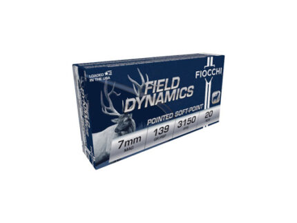 FIELD DYNAMICS AMMUNITION - 7MM MAGNUM, 139 GR, PSP, 3150 FPS, 20/BX