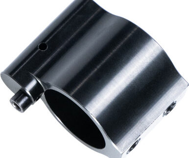ZEROED ADJUSTBLE GAS BLOCK - BLACK, .750"