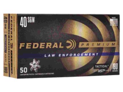 FEDERAL PREM 40S&W 180GR HST JHP 50RD BOX 1000RD CASE