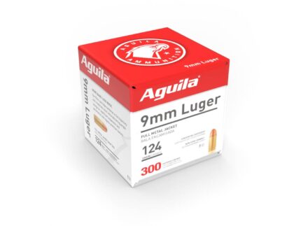 AGUILA 9MM FMJ 124GR BULK PK 300RD 4 PER CS