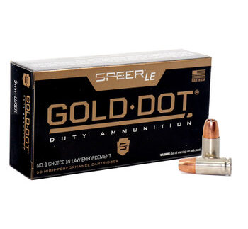 CCI GOLD DOT 9MM 124GR GDHP 50RD BX 1000RD CASE