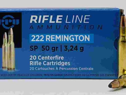 PPU 222 REM 50GR SP 20RD BOX 50 BOXES PER CASE