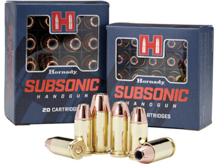 HORNADY SUBSONIC 40SW 180G XTP 20RD BX 200RD CASE