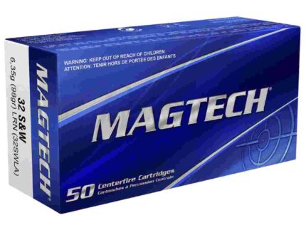 MAGTECH 32S&WL 98GR LRN 50RD BOX 20 BOXES PER CASE