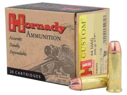 HORNADY CUSTOM 44MAG 200G XTP 20RD BX 200RD CASE