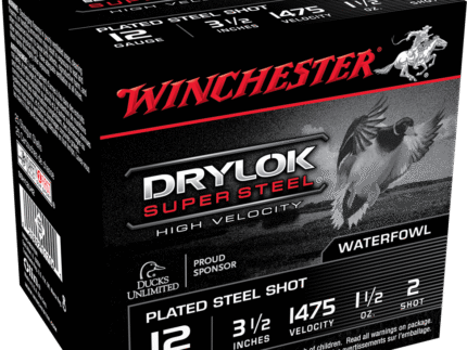 WINCHESTER DRYLOK SUPER STEEL 12G 3.5" 1.5OZ #2 SHT 25RD/250RD