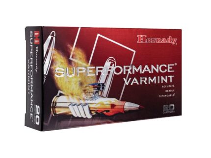 HORNADY SUPERFORMANCE VARMINT 22-250 50GR V-MAX 20RD BX 200RD CASE