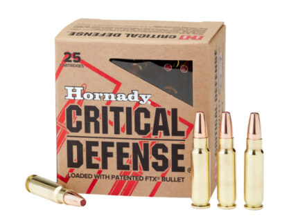 HORNADY CRITICAL DEFENSE 5.7X28 40G FTX 25RD BX 250RD CASE