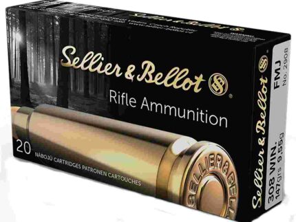 SELLIER & BELLOT 308WIN 147GR FMJ 20RD BOX 25 BOXES PER CASE
