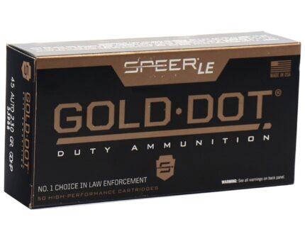 CCI GOLD DOT 45AUTO 230GR GDHP 50RD BOX 1000RD CASE