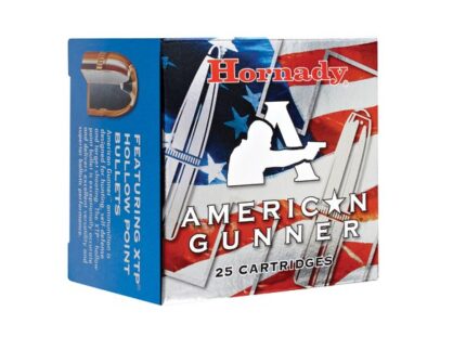 HORNADY AMERICAN GUNNER 380 AUTO 90GR XTP 25RD BX 250RD CASE