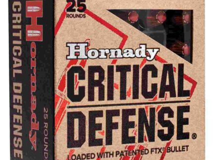 HORNADY CRITICAL DEFENSE 38SPCL 110GR FTX 25RD BX 250RD CASE