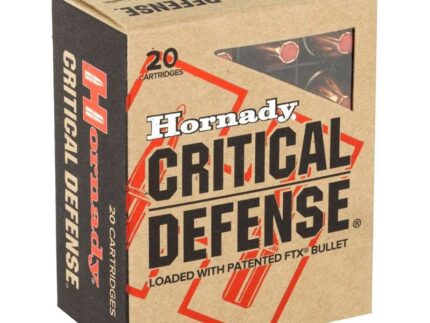 HORNADY CRITICAL DEFENSE 45ACP 185GR FTX 20RD BX 200RD CASE