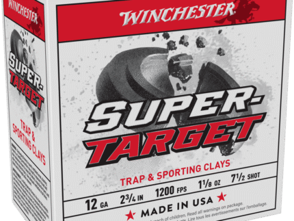 WINCHESTER SUPER TARGET 12 GA 1-1/8 7.5 SHOT 25RD BX 250RD CASE