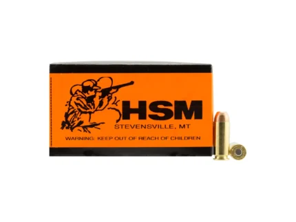 HSM AMMUNITION 10MM 200GR FMJ 20RD BOX 20 BOXES PER CASE