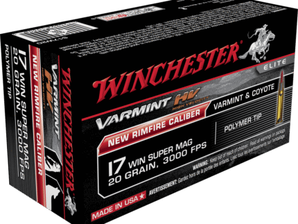 WINCHESTER VARMINT HV 17WSM 20GR PT 50RD BX 500RD CASE