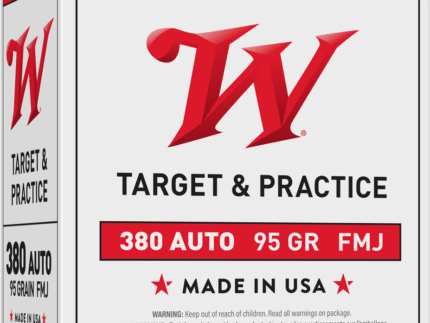 WINCHESTER USA 380ACP 95GR FMJ 200C