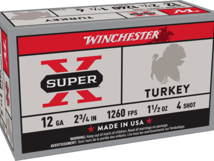 WINCHESTER SUPER X TKY LOAD 12G 23/4 11/2 #4