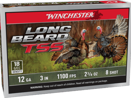 WINCHESTER LONGBEARD TSS 12 GA 3" #8  2-3/8 OZ 5 RD/BX 10 BX/CS