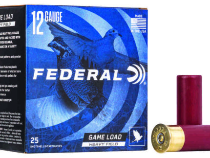 FEDERAL 12GA 2-3/4" 3-1/4DE 1-1/8OZ 6 25 RD/BX 10 BX/CS