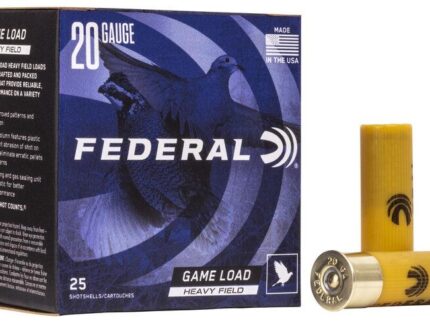 FEDERAL 20GA 2-3/4" 2-1/2DE 1OZ 6 25 RD/BX 10 BX/CS