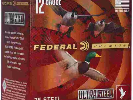 FEDERAL 12GA 3 1/2" 1 1/2OZ  2 & 4 1500 FPS "ULTRASTEEL"  25 RD/BX 10 BX/CS