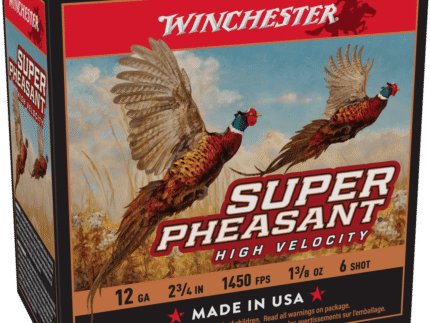 WINCHESTER SUPER PHEASANT 12 GA 2-3/4" #6 HV HB 1-3/8 OZ 25 RD/BX 10 BX/CS