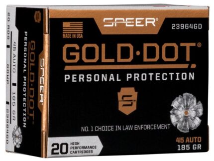 SPEER GOLD DOT 45ACP 185GR GDHP